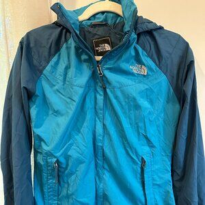 North Face Turquoise Women's Windbreaker w/ or w/o Hood Size XS